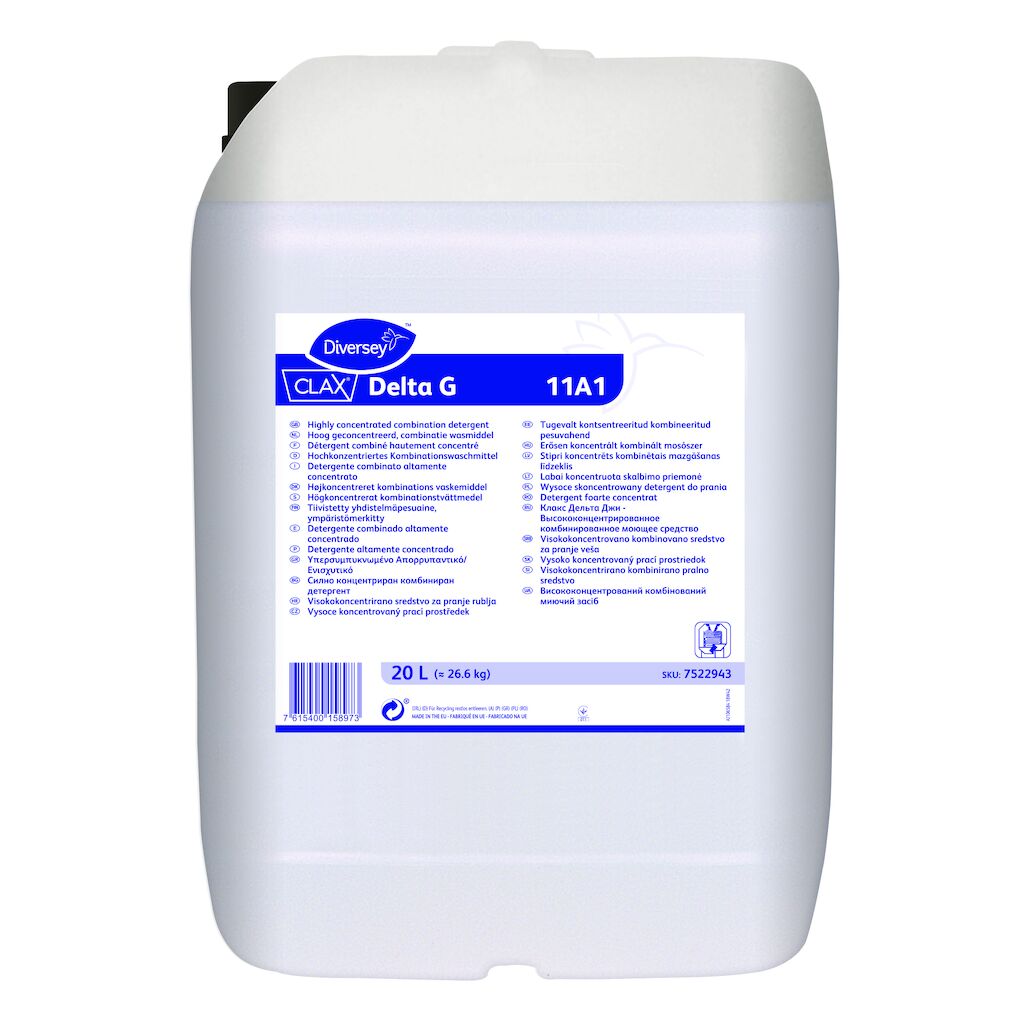 Clax Delta G 11A1 20L - Hochkonzentriertes Kombinationswaschmittel