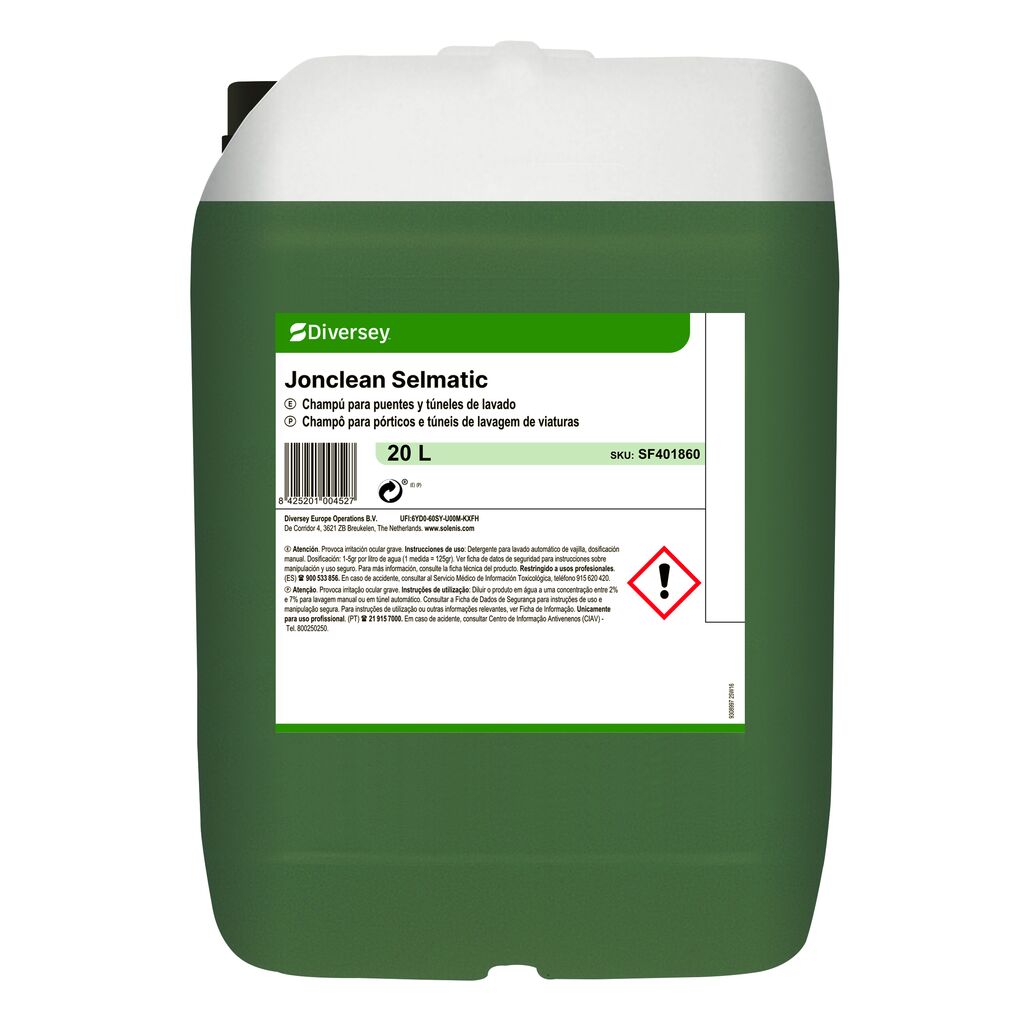 Jonclean Selmatic 20L - Champú para puentes y túneles de lavado