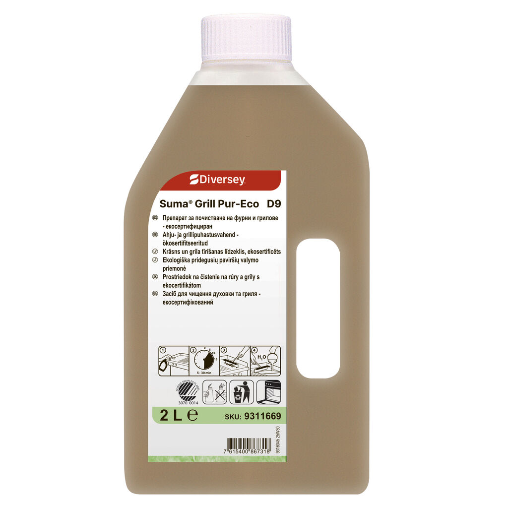 Suma Grill Pur-Eco D9 6x2L - Prostriedok na čistenie grilov
