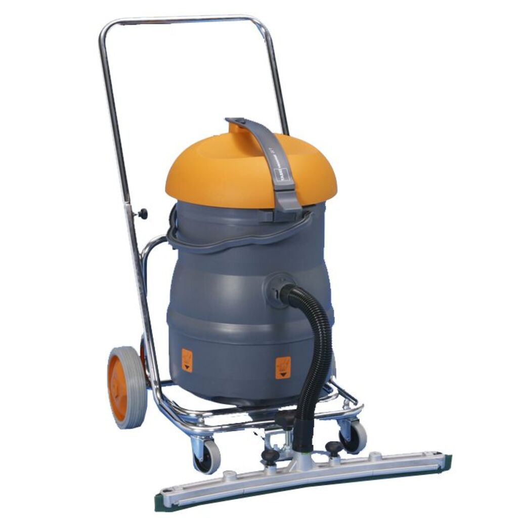 TASKI vacumat 22 T 1pc - Medium 22 litre wet & dry vacuum complete with trolley and outrigger