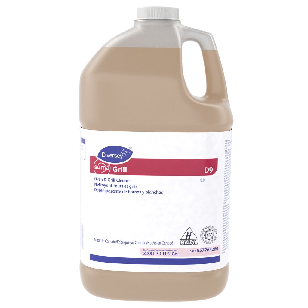 Suma® Grill D9 D9, 1gal, 4/CT - Nettoyant pour four et gril