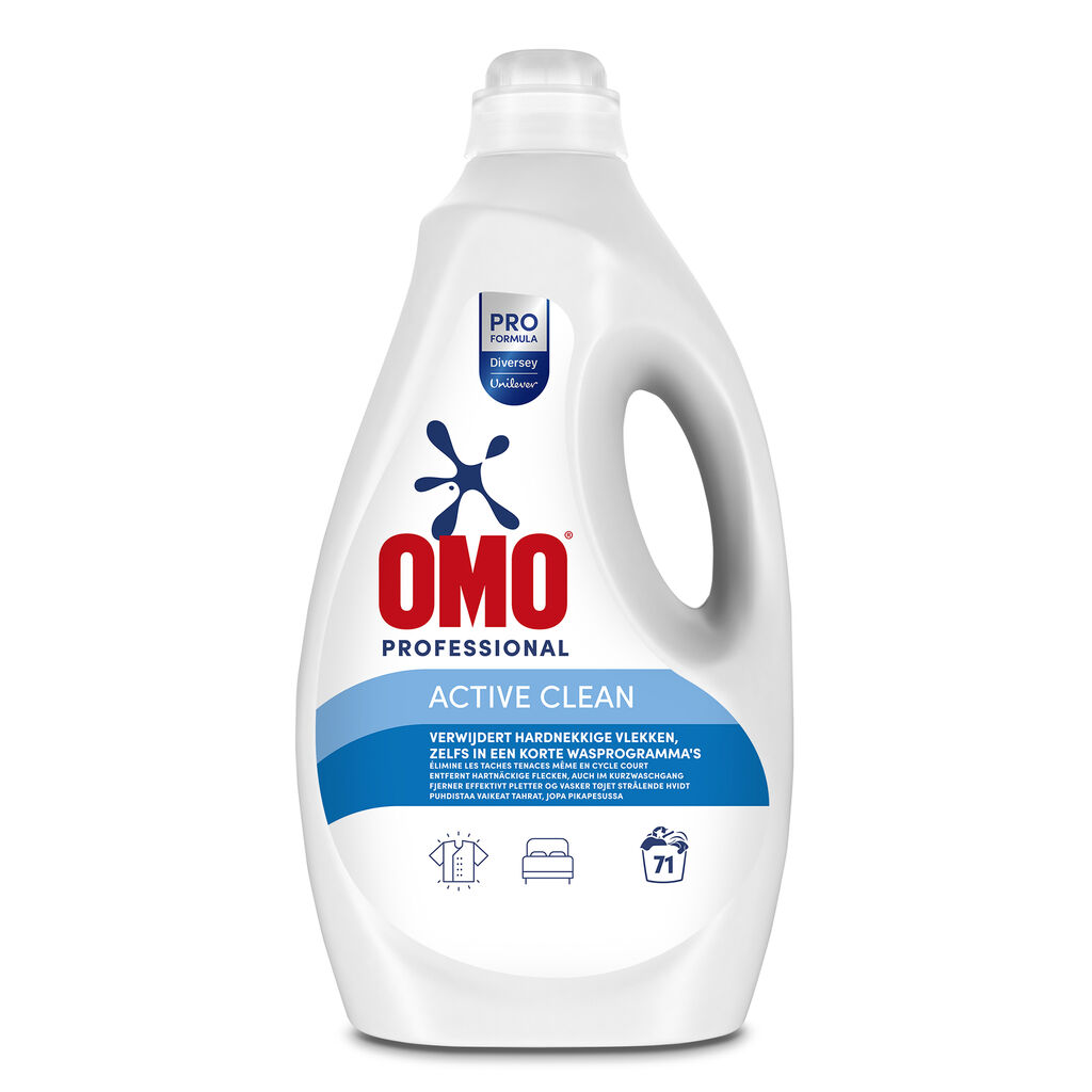 Omo Pro Formula Active Clean 2x5L - Detergente liquido biologico diluito - 71 washes