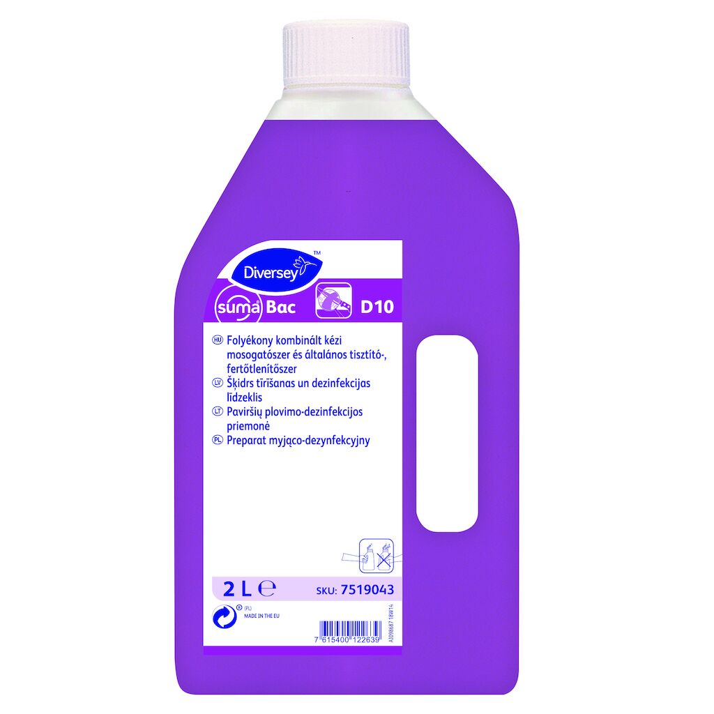 Suma Bac D10 6x2L - skoncentrowany preparat myjąco-dezynfekcyjny