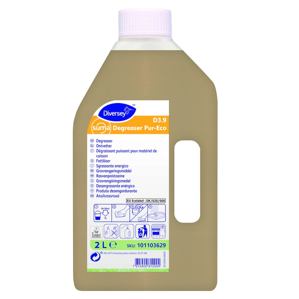 Suma Degreaser Pur-Eco D3.9 6x2L - Rasvanpoistoaine