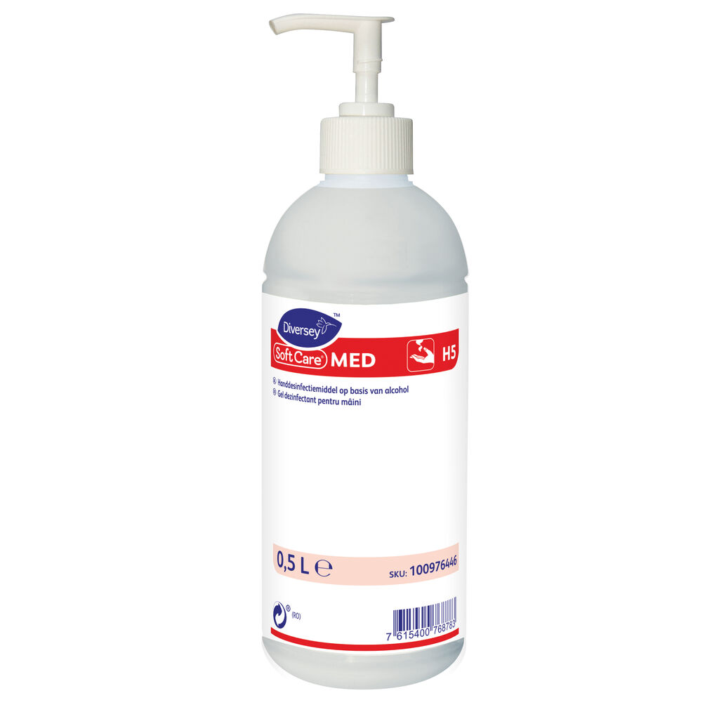 Soft Care MED H5 6x0.5L - Handdesinfectiemiddel