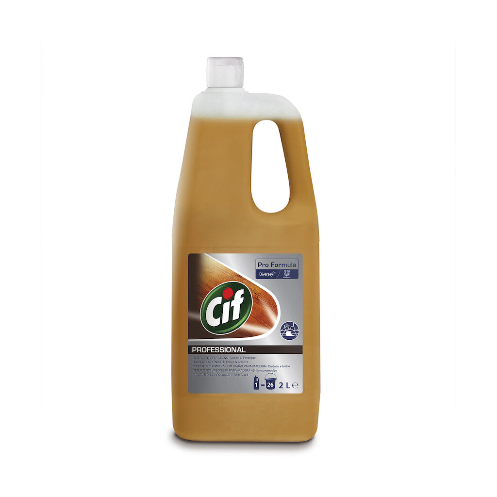 Cif Pro Formula Liquid Wood Floor Cleaner 6x2L - Fatisztító- és ápolószer