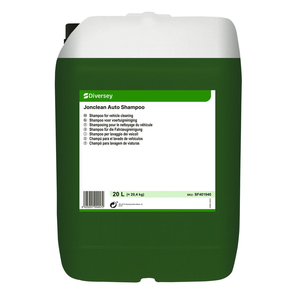 Jonclean Auto Shampoo 20L - Champú para lavado de vehículo