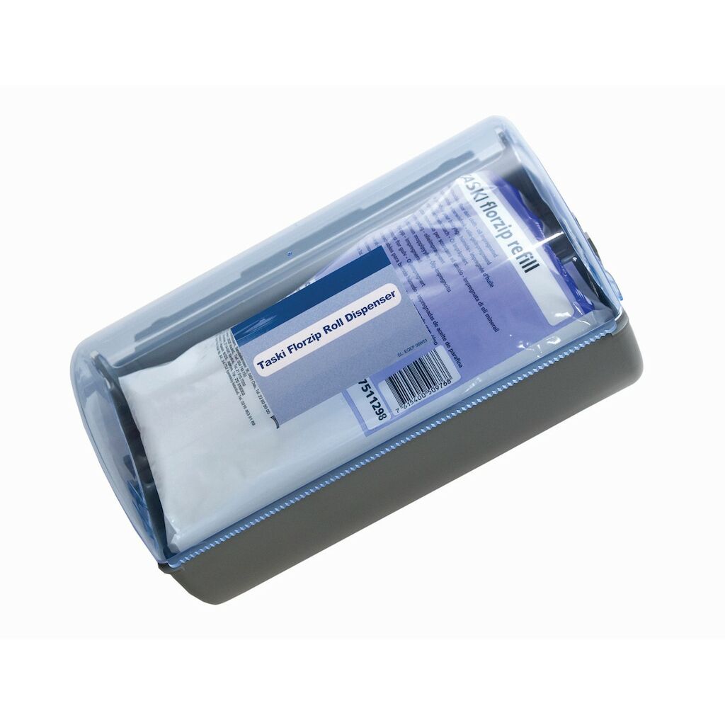 TASKI Florzip Dispenser 1st - Mopp: 65 x 25 cm / Dispenser: 18 x 27 x 15 cm - TASKI Florzip 65 incl. dispenser
