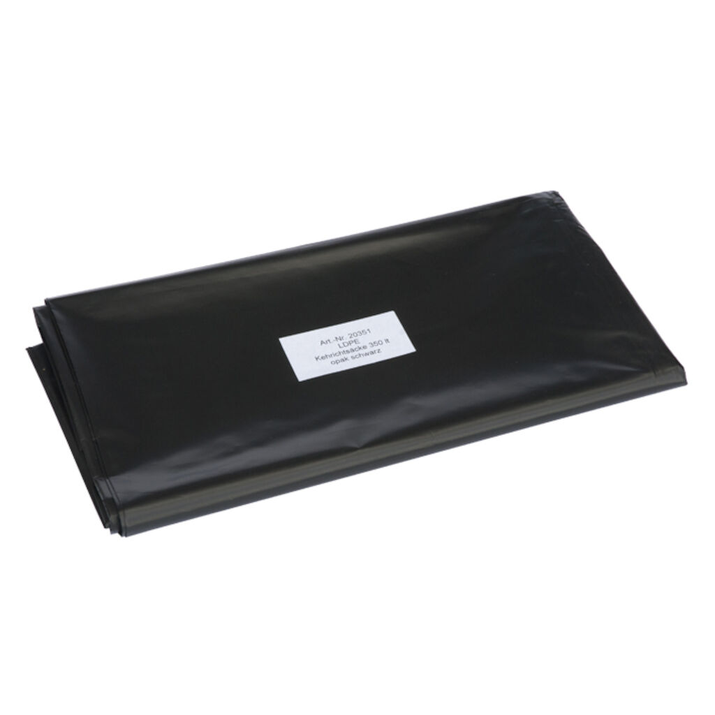 Sacs Poubelle - LDPE 80x - 350 L / 60 my - Noir