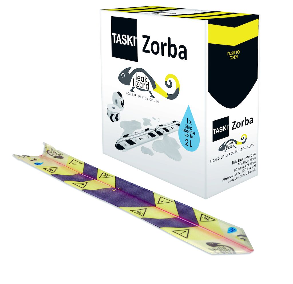 TASKI Zorba Leak Lizard 1Buc. - 50 x 60 cm - Bandă foarte absorbantă de unică folosință