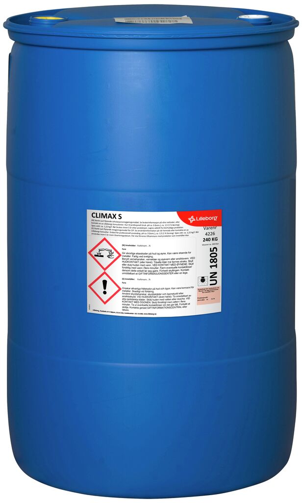 CLIMAX S 240kg - Fosforsyrebasert rengjøringsmiddel