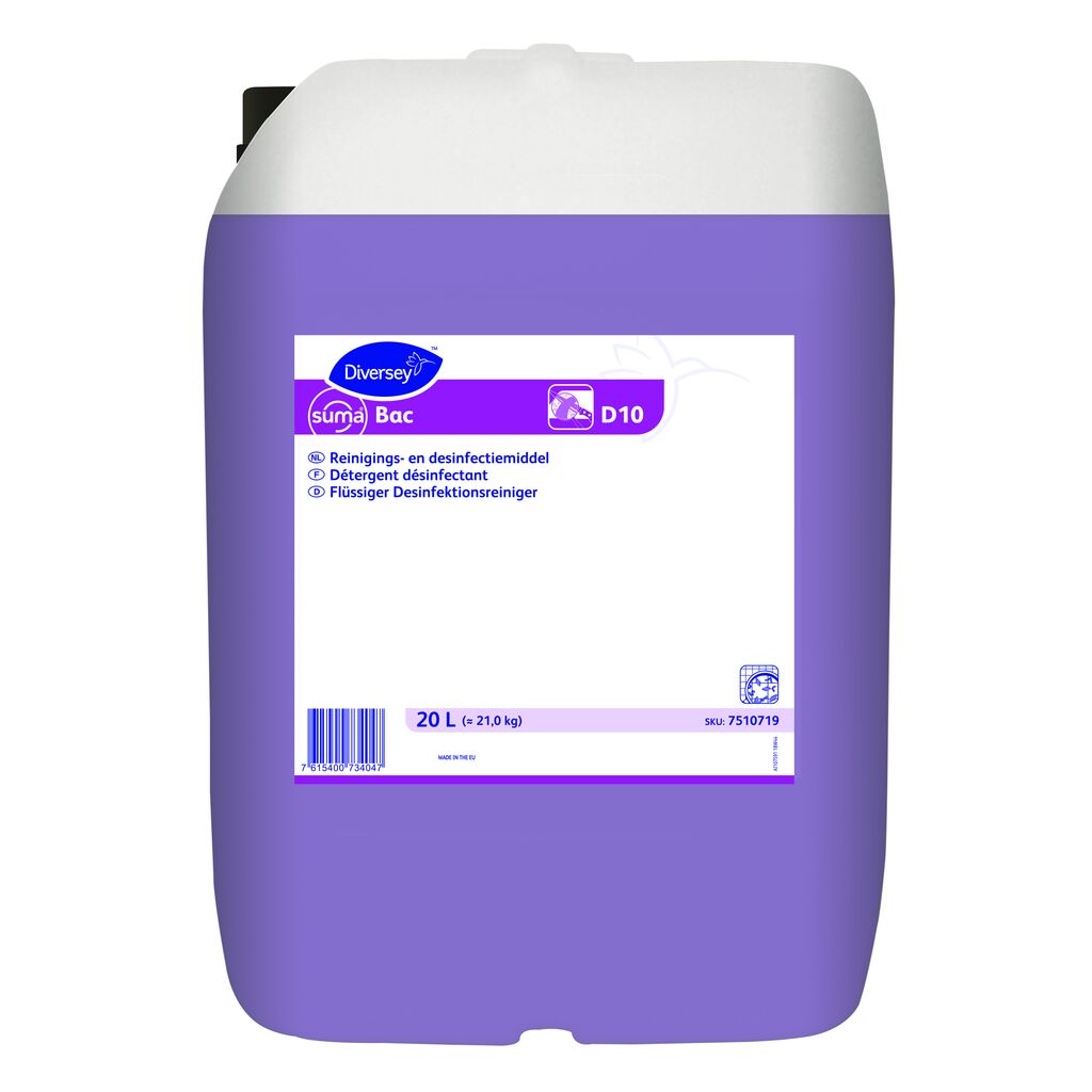 Suma Bac D10 20L - Détergent désinfectant