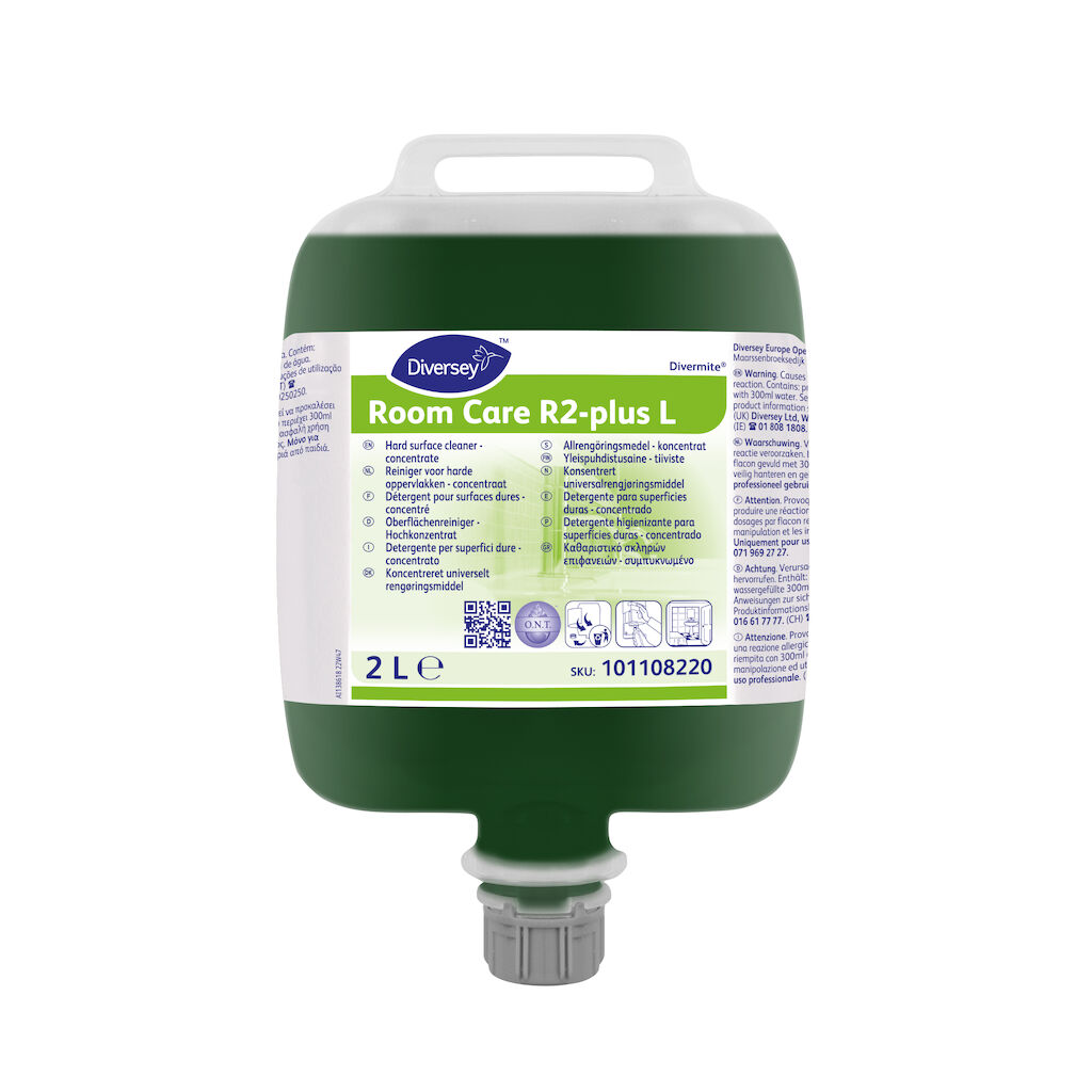 Room Care R2-plus L 2x2L - Limpiador multiusos para superficies duras - concentrado
