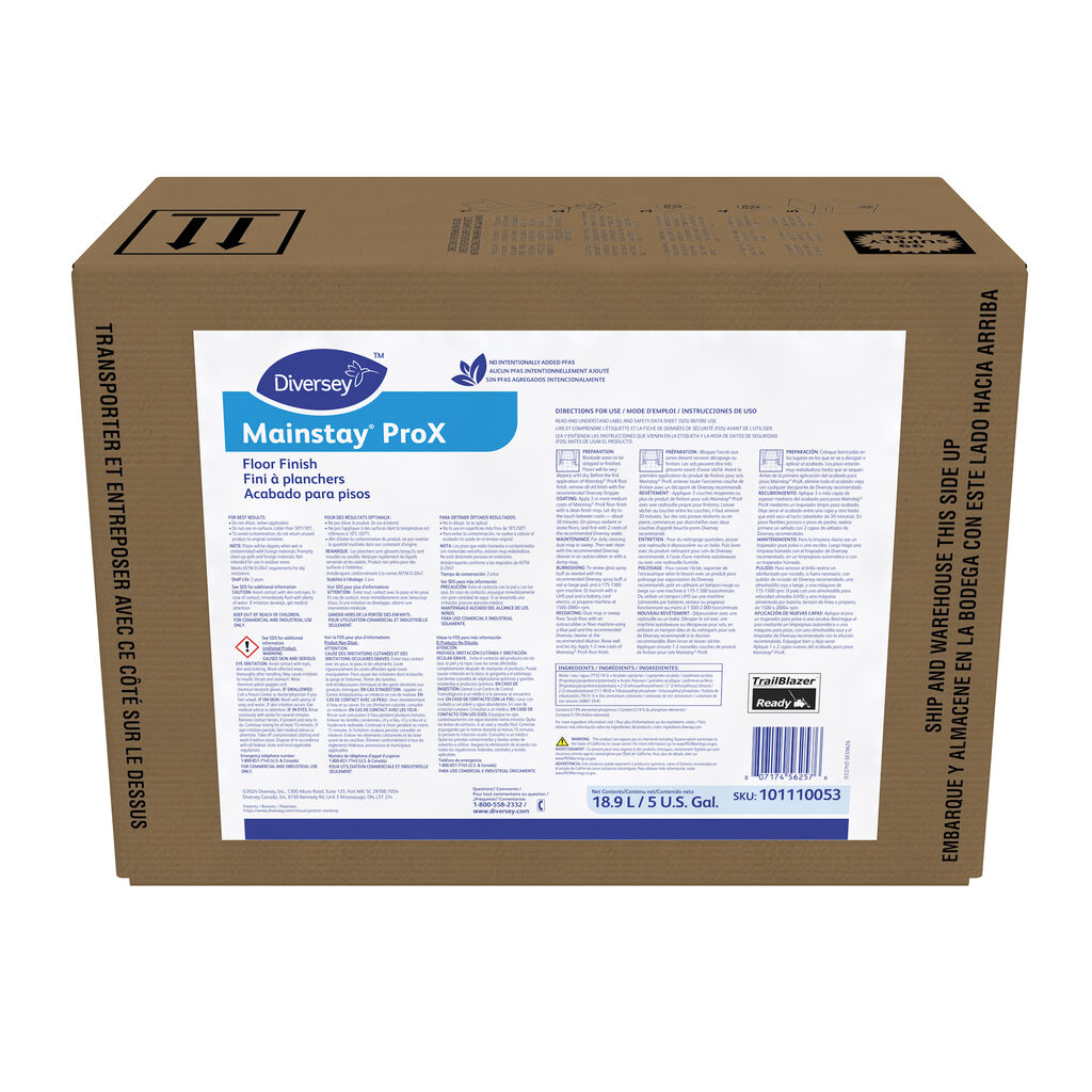 Mainstay® ProX Floor Finish, 5gal - Finition de sol
