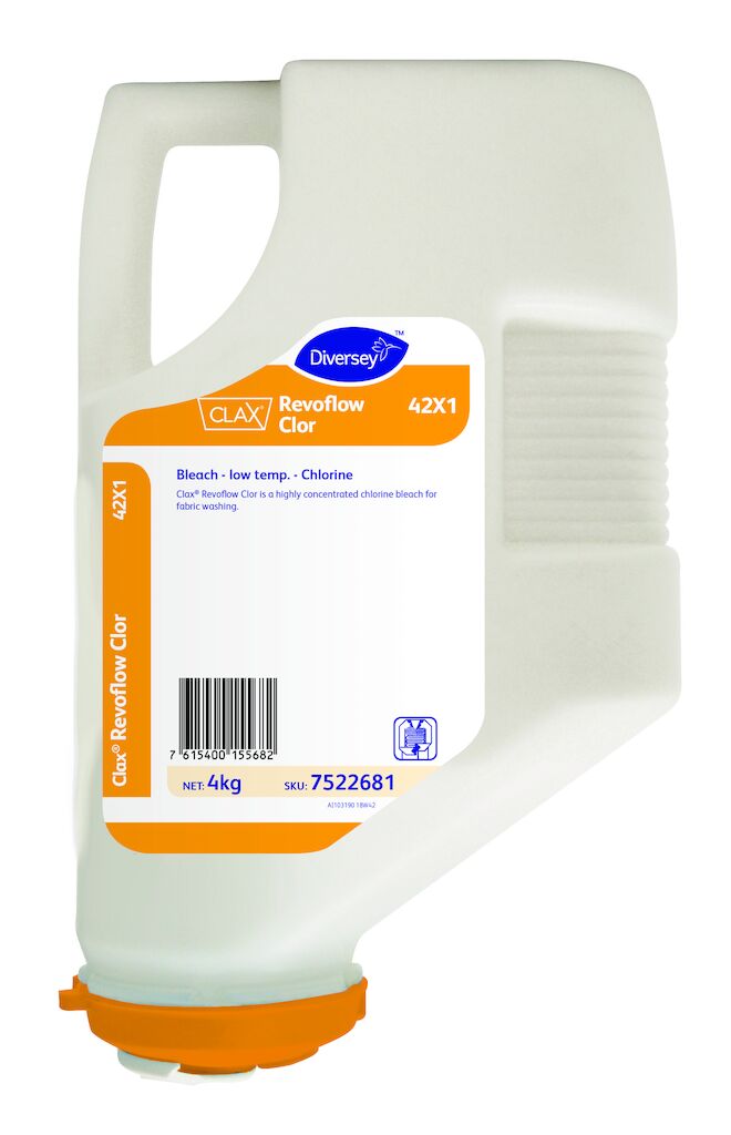 Clax Revoflow CLOR 42X1 3x4kg - Concentrated Chlorine Bleach