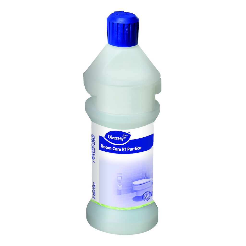 Room Care R1-plus Pur-Eco Empty Bottlekit - 300ml R1 6x1pc - Refill bottle 300 ml angled spout cap blue, empty for Room Care R1 Pur-Eco