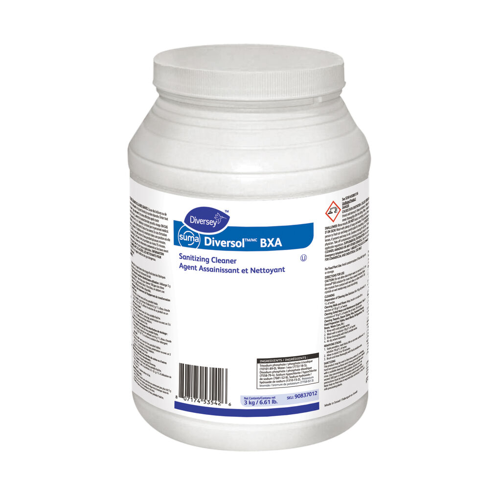 Suma® Diversol™ BXA, 3kg, 4/CT - Sanitizing Cleaner | Solenis Products