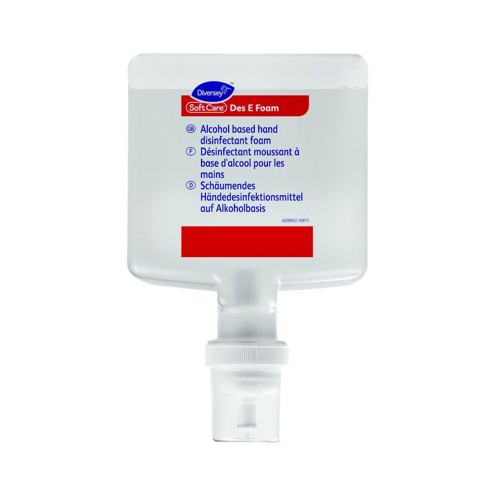 Soft Care Des E Foam 4x1.3L - Désinfectant mousse pour les mains à base d’alcool