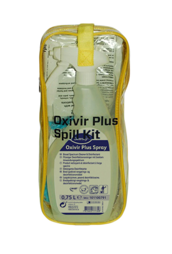 Oxivir H+ Spray spill kit 1unid - Kit para recogida de residuos biopeligrosos