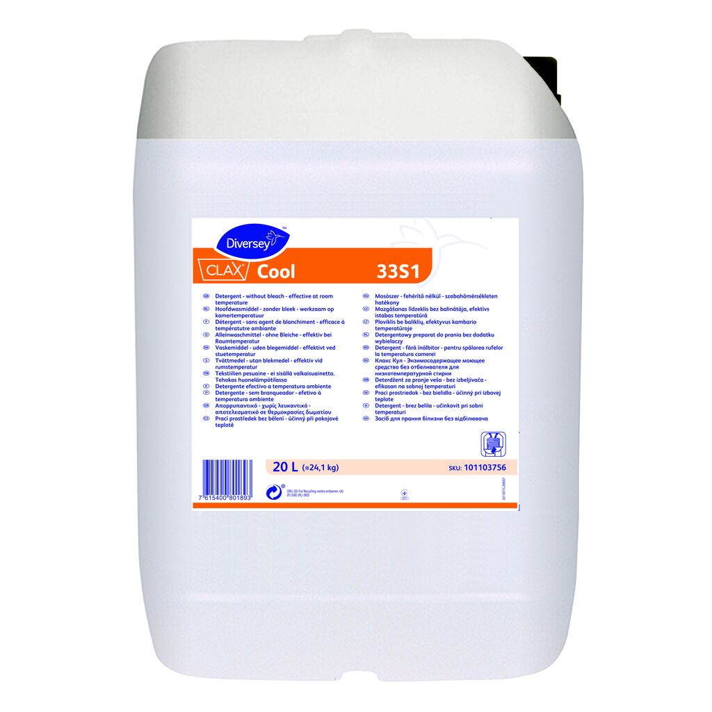 Clax Cool 33S1 20L - Detergente para lavado a temperatura ambiente - sistema Clax Polar