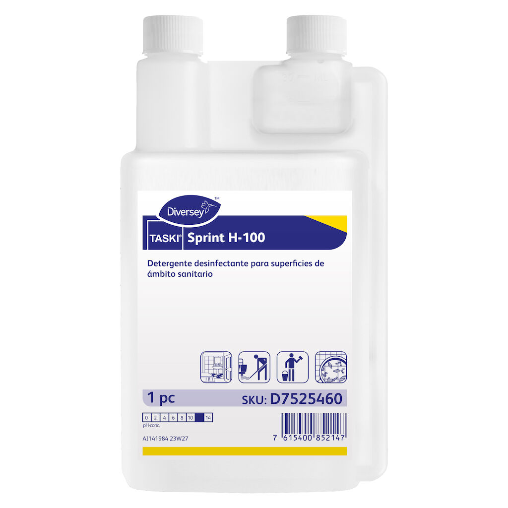 TASKI Sprint H-100 Botellas dosificadoras vacías - 1L 6x1unid - Botella trasvase producto diluido TASKI Sprint H-100