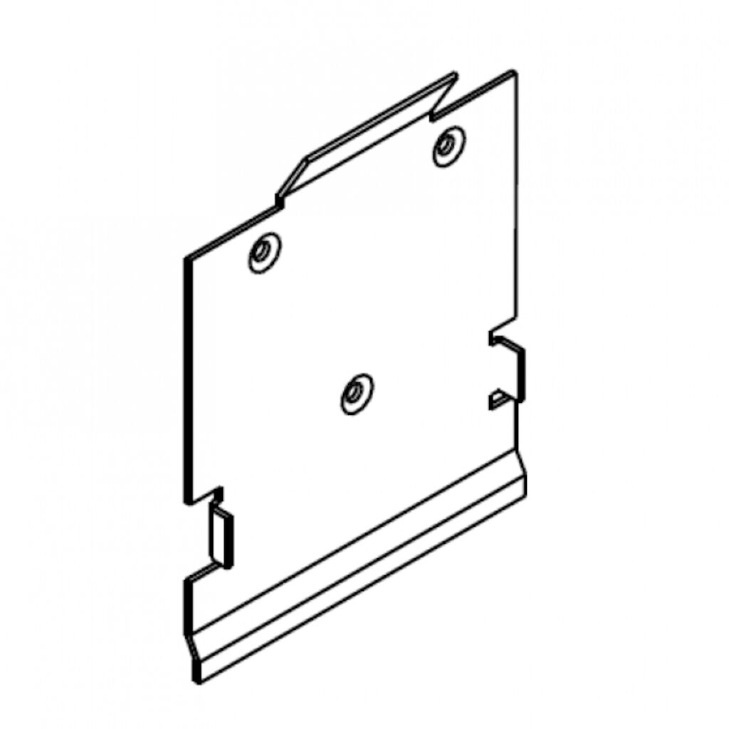 Pa of 5 Back plates 1 for Dosage pump 1stk.