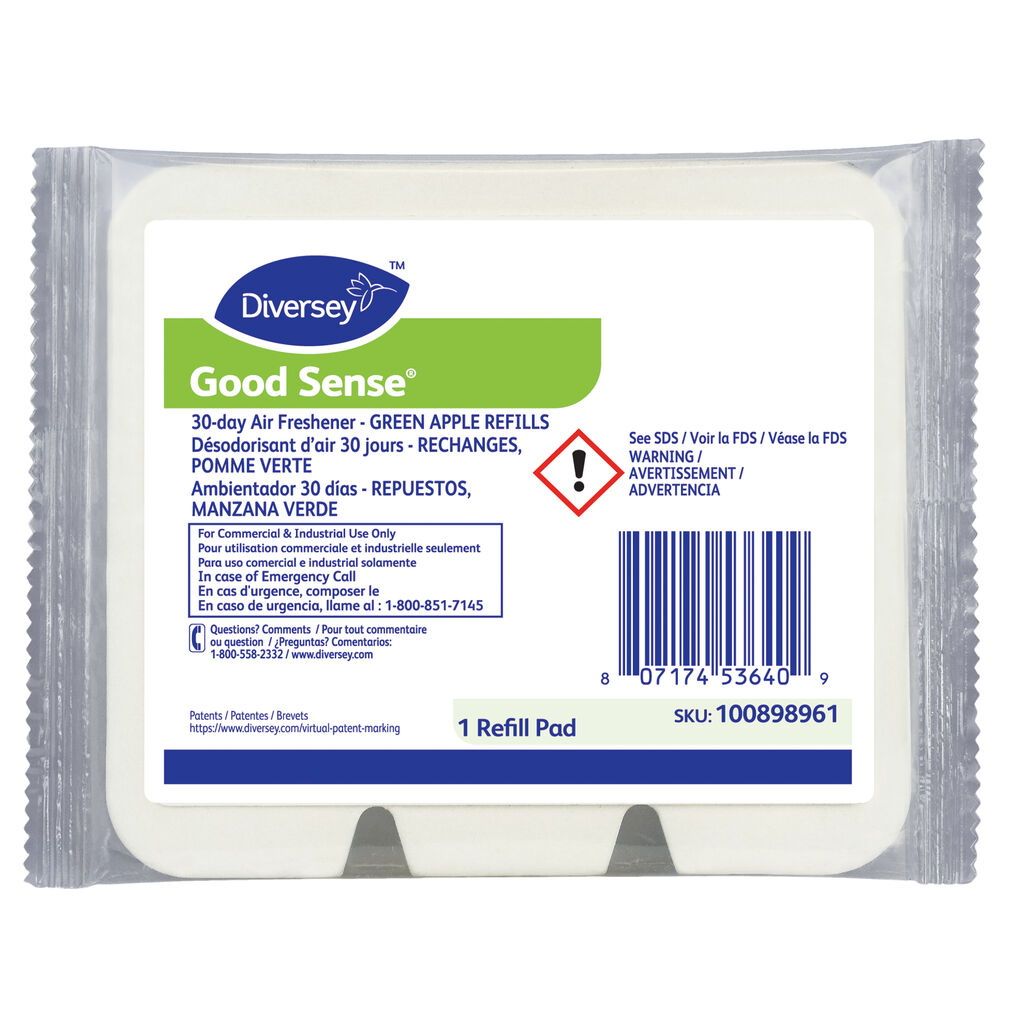 Good Sense® 30-Day Air Freshener (Green Apple), 1ea, 12/CT - 30-Day Air Freshener (Green Apple)