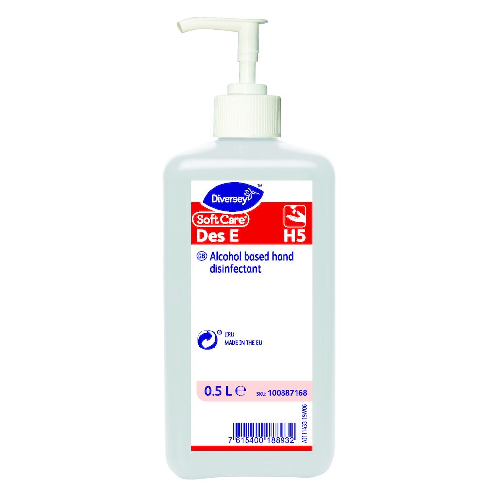 Soft Care Des E H5 10x0.5L - Alcohol based hand disinfectant