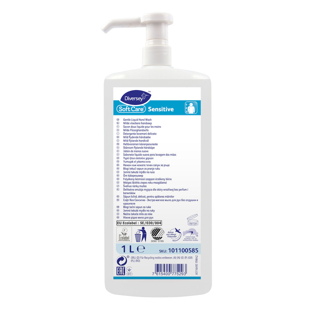 Soft Care Sensitive 10x1L - Gentle liquid hand wash