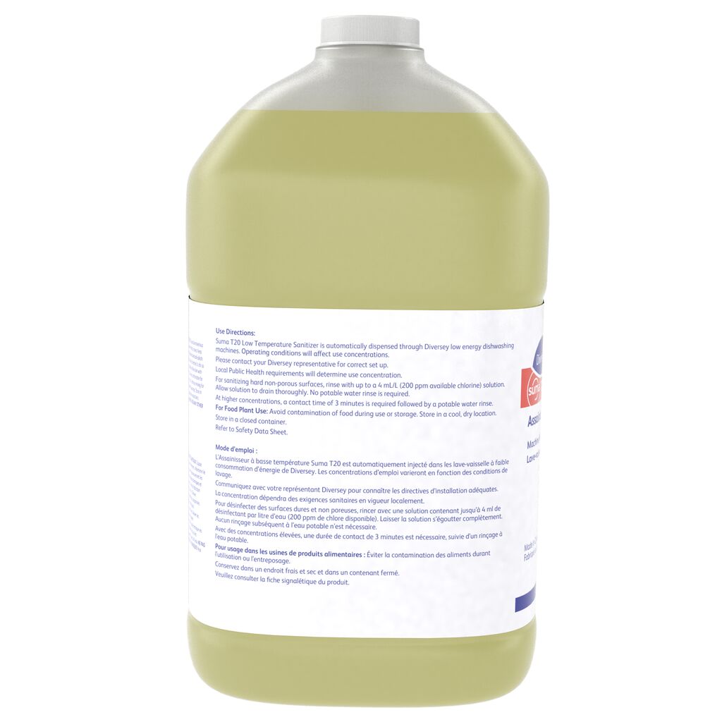 95499314_Suma_T20_Low_Temperature_Sanitizer_1Gal_LeftAngle_2000x2000.png