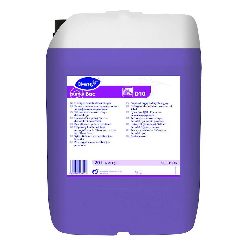 Suma Bac D10 20L - Detergent dezinfectant concentrat lichid