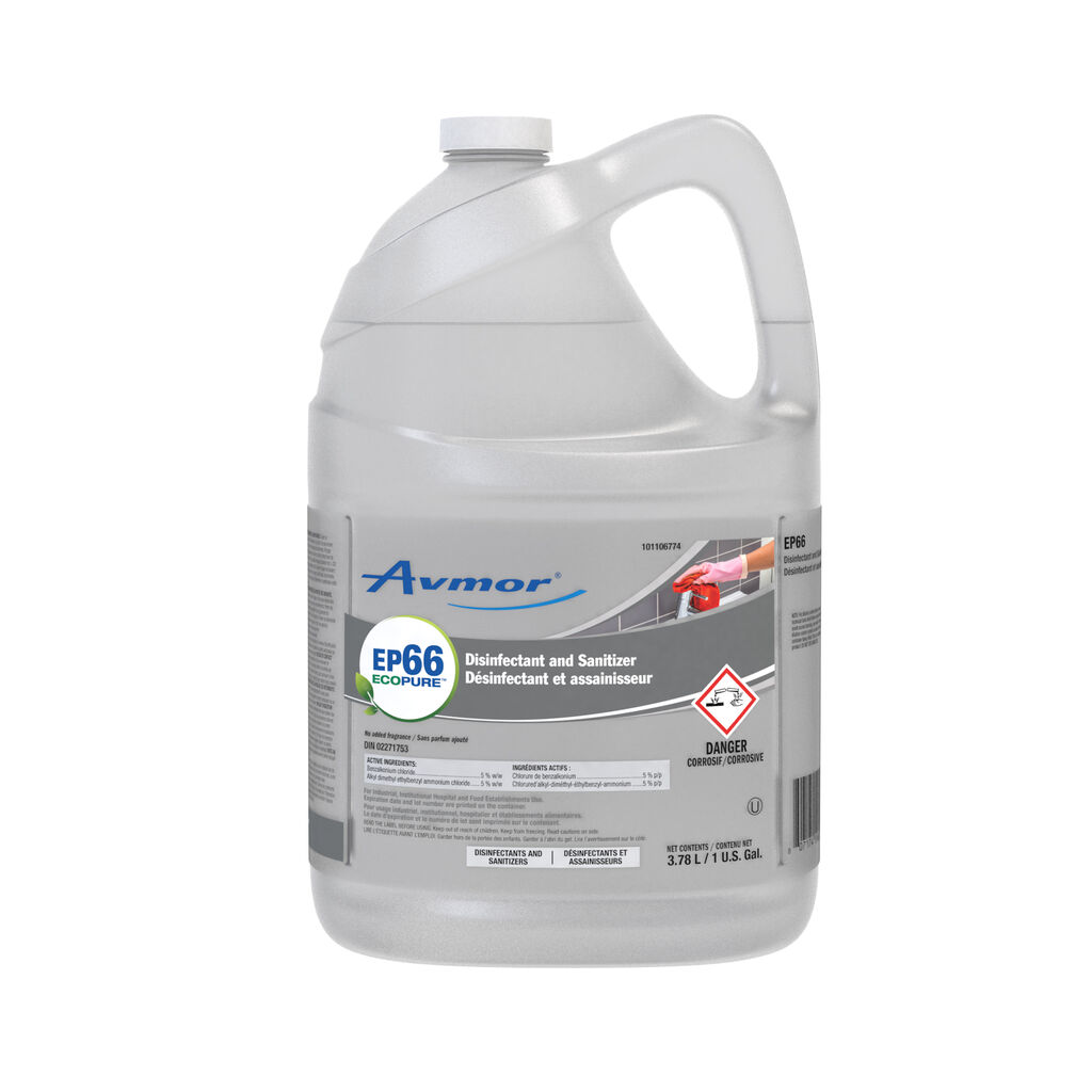 EP66 Disinfectant and Sanitizer, 3.78L, 4/CT