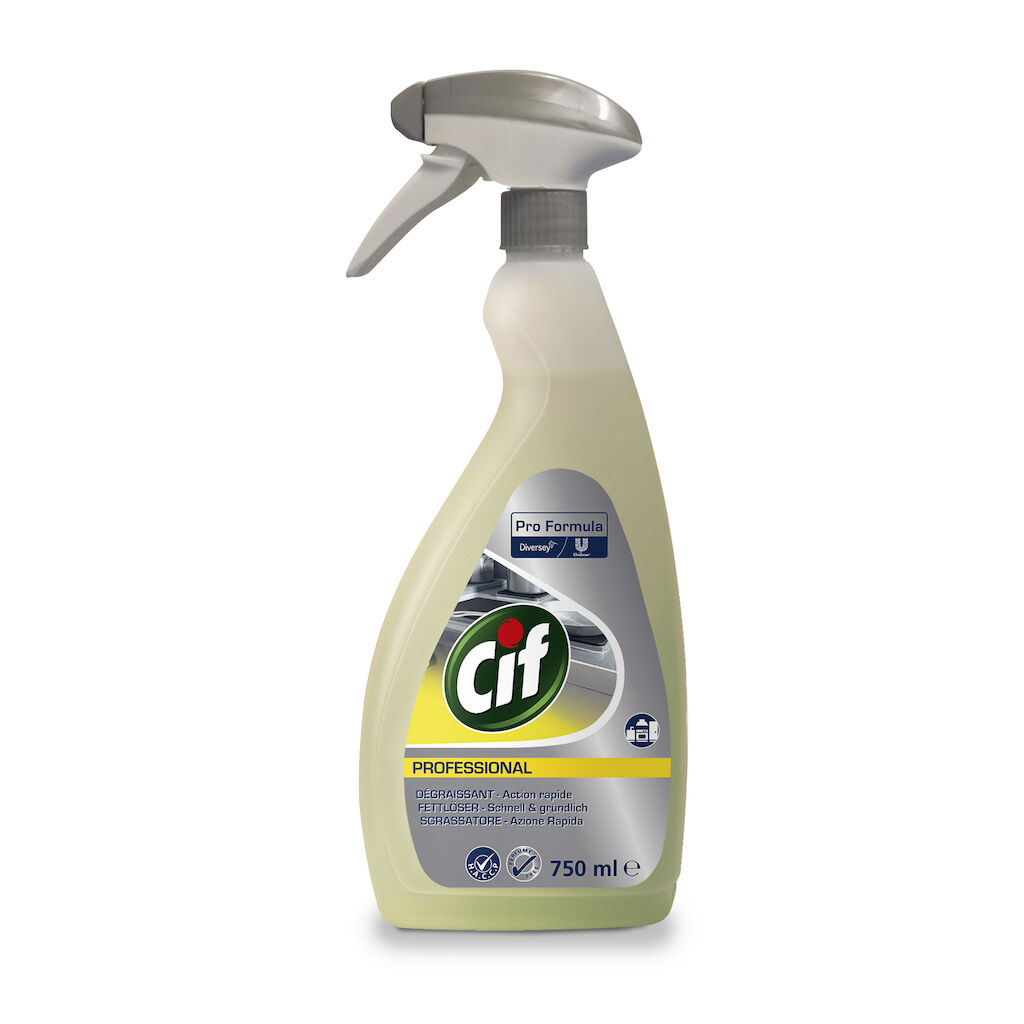 Cif Professional Fettlöser 6x0.75L - Kombinierter Küchenreiniger und Fettlöser
