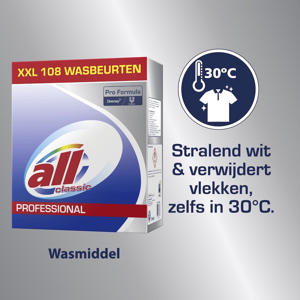 All Pro Formula Waspoeder Classic 7.56kg - Poederwasmiddel met biologische werking werkzaam vanaf 30 °C - 108 wasbeurten