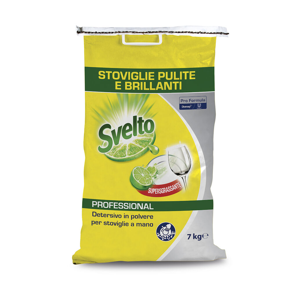 Svelto Polvere Professional 7kg - Detergente in polvere per il lavaggio manuale delle stoviglie