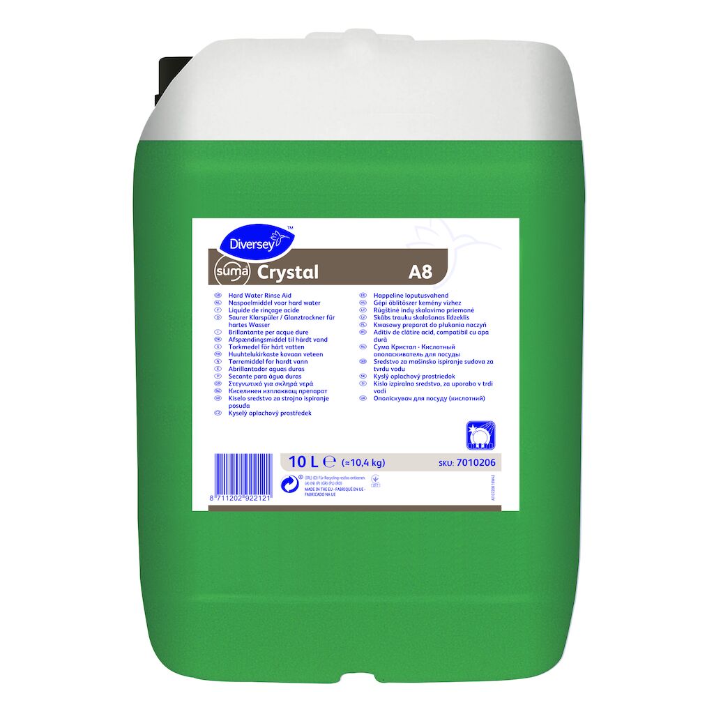 Suma Crystal A8 10L - Brillantante acido liquido