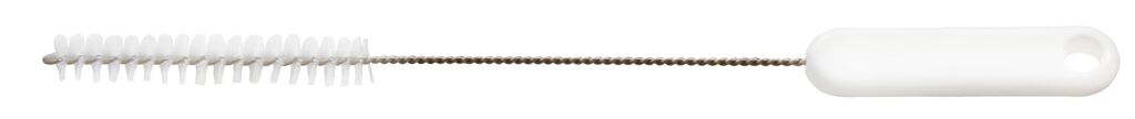 HAUG Pullo-, pesuputki- ja lattiakaivojen pesuharjat 2x2kpl - 500 x ø 15 mm - Valkoinen
