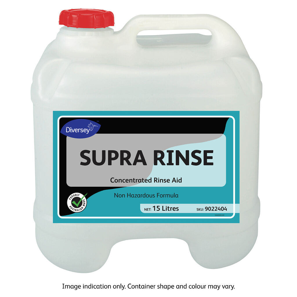 Supra Rinse 15L - Concentrated Rinse Aid
