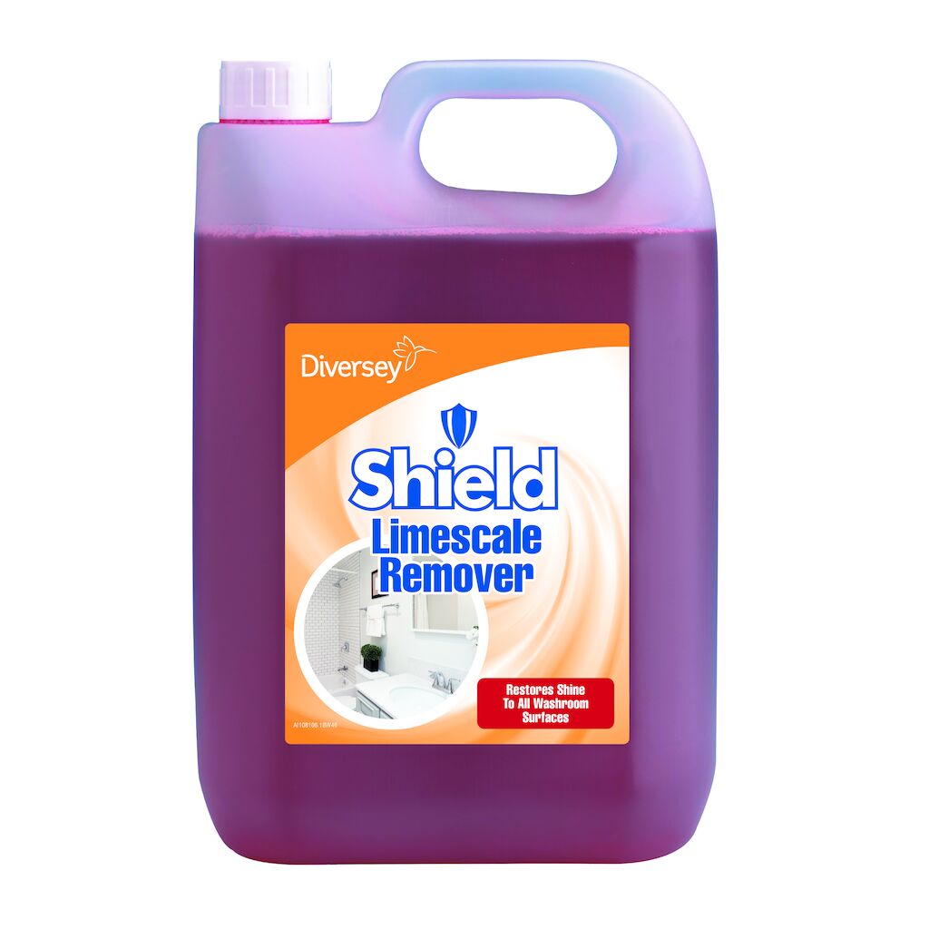Shield Limescale remover 2x5L - Heavy duty limescale remover for washrooms
