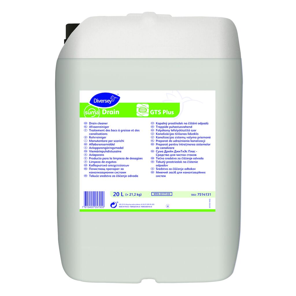 Suma Drain GTS Plus 20L - Viemärinpuhdistusaine