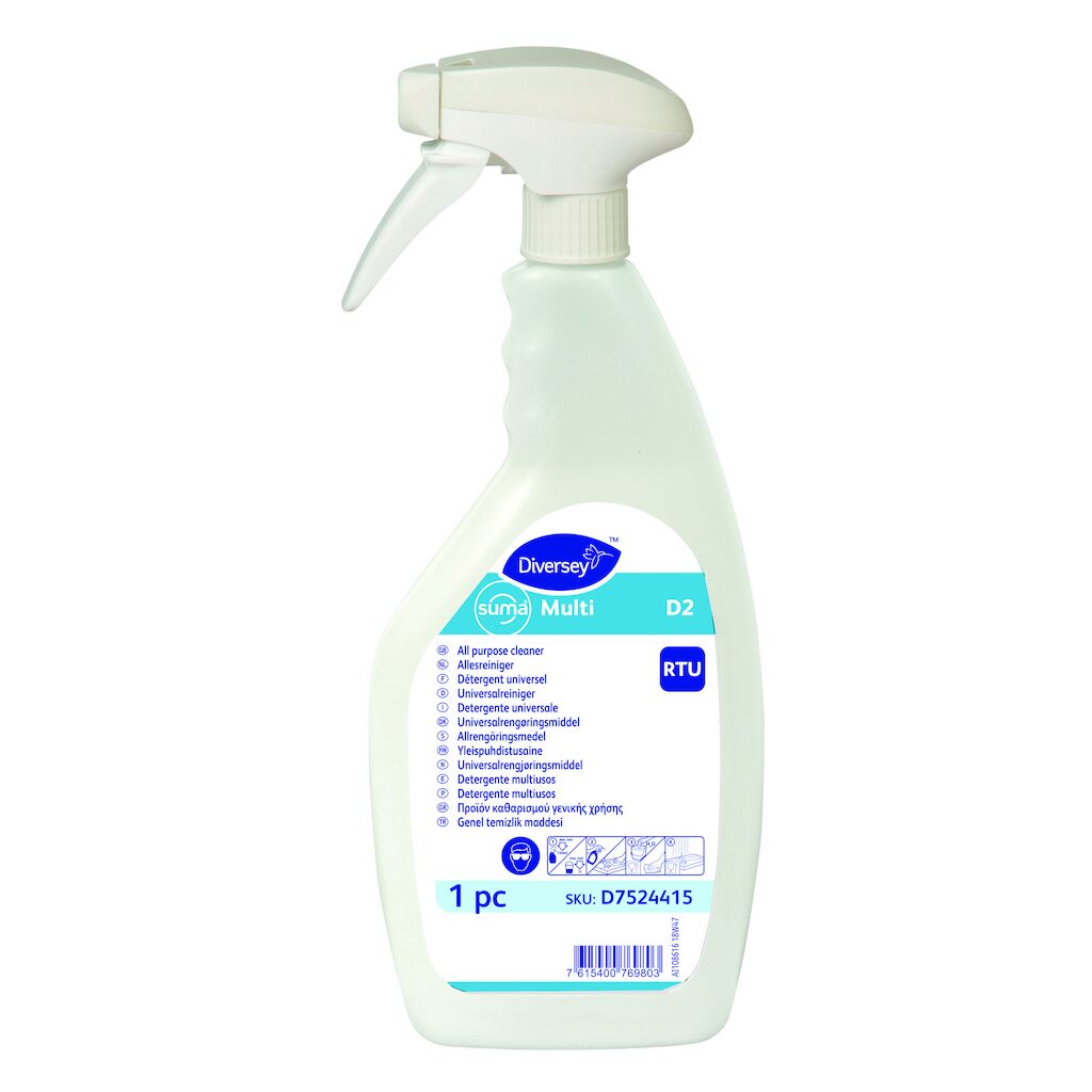 Suma Multi Empty Spraybottles D2 6x - Pusta butelka 750 ml ze spryskiwaczami do Suma Multi D2