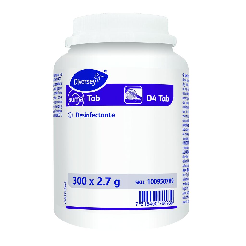 Suma Tab 4x300unid - Desinfectante clorado en pastillas
