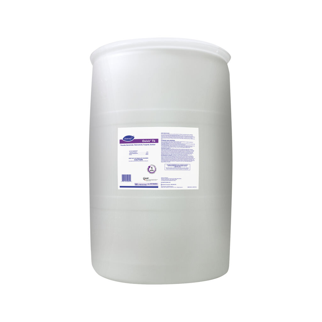 Oxivir® Tb, 55gal - *Virucide, Bactericide, Tuberculocide, Fungicide, Sanitizer