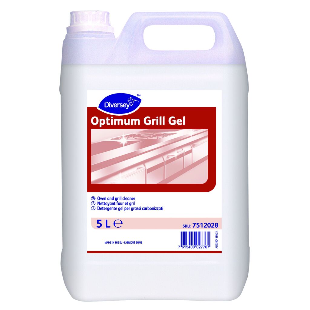 Optimum Grill Gel 2x5L - Detergente per forni, grill e friggitrici