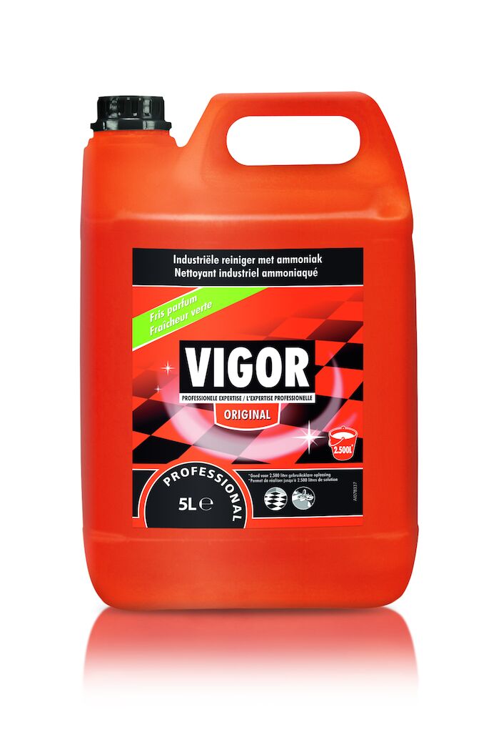 Vigor Original 2x5L - Industriële reiniger met ammoniak
