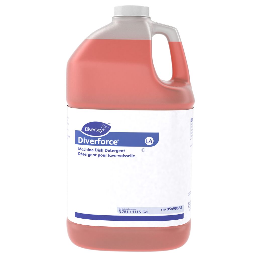 Diverforce® L4, 1gal, 4/CT - Machine Dish Detergent