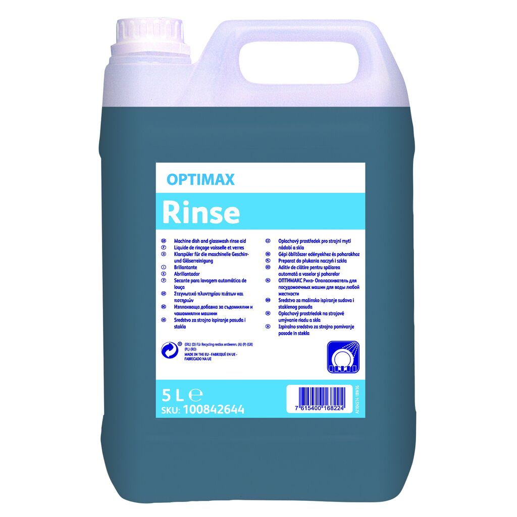 OPTIMAX Rinse 2x5L - Στεγνωτικό για το πλύσιμο σκευών