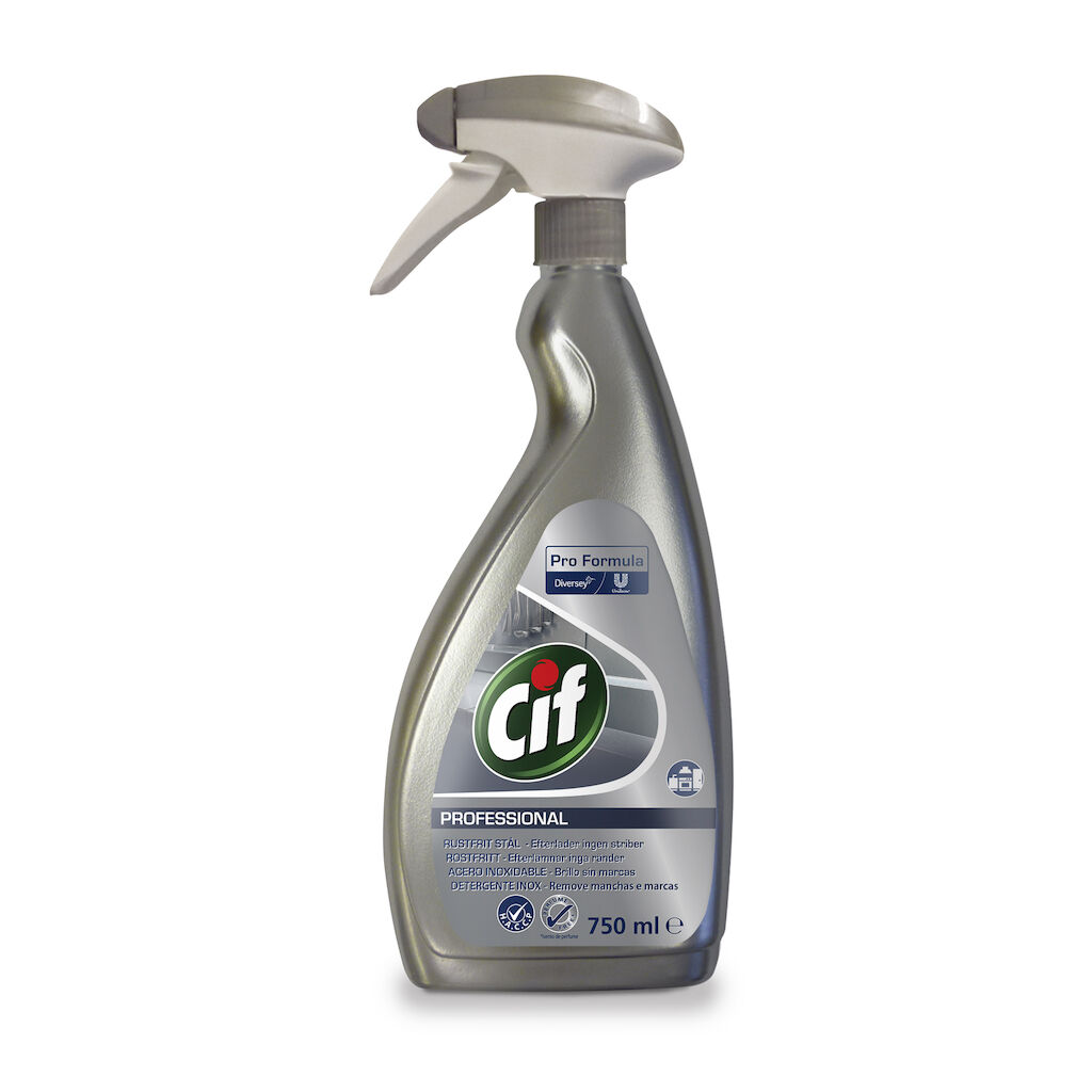 Cif Pro Formula Stainless Steel 6x0.75L - Rengöring av rostfritt stål