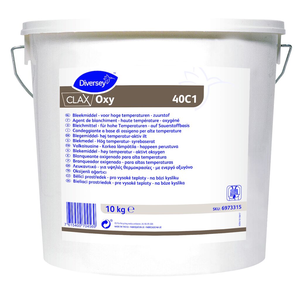 Clax Oxy 40C1 10kg - Înălbitor pe bază de oxigen activ la temperaturi înalte