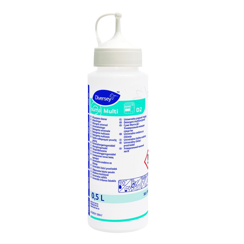 Dosierflaschen Suma Multi D2 D2 6x - 500 ml leer